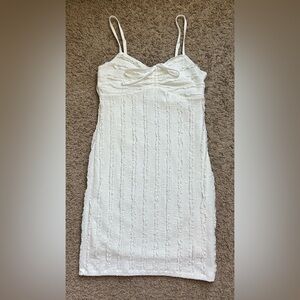 Almost Famous White Lace Dress